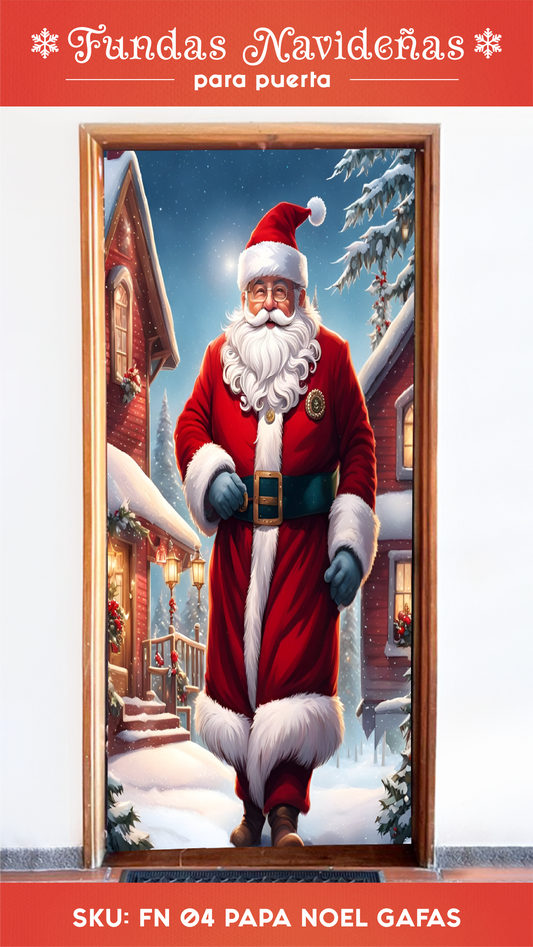 FUNDA NAVIDEÑA PARA PUERTA 2 METROS X 95 CM