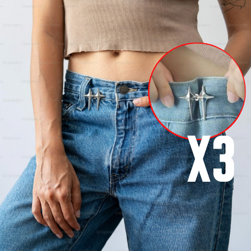 X 3 PARES DE PINES PARA AJUSTAR PANTALONES